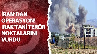 İrandan Operasyon Iraktaki Terör Noktalarını Vurdu