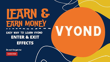 Vyond Tutorial 7: How to make cartoon animated video in vyond( Enter and Exit effect)