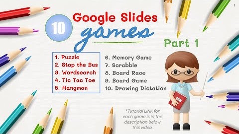 10 Interactive Online Games in Google Slides - part 1