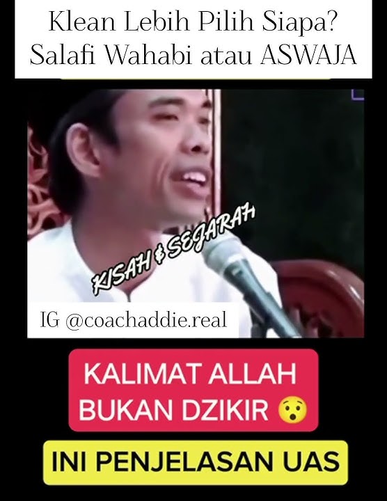 KALIMAT ALLAH ALLAH BUKAN ZIKIR? INI PENJELASAN USTADZ ABDUL SOMAD