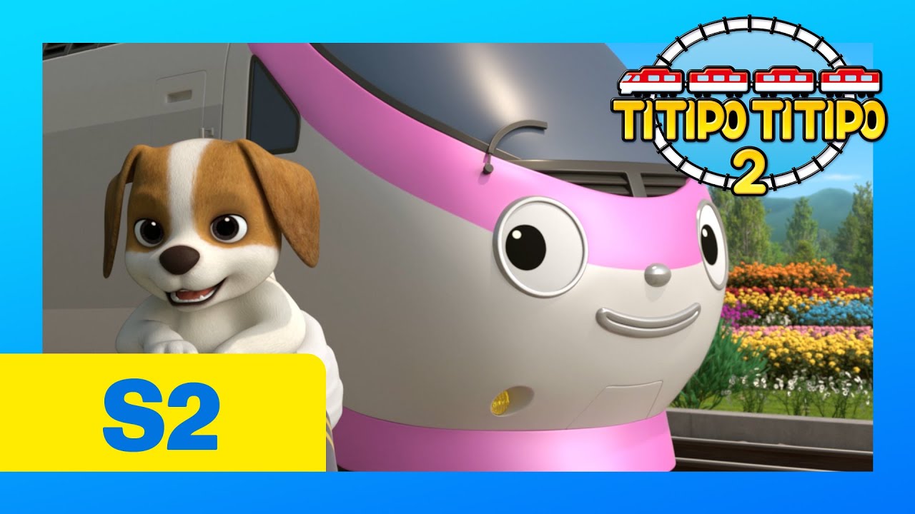Titipo Titipo S2 l El señor Herb ama a los cachorros l Trenes para niños l Titipo Español