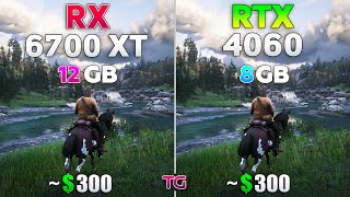 RX 6700 XT vs RTX 4060 - Test in 10 Games | DLSS3 | 1440p