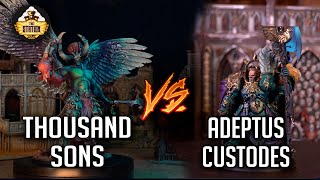 Мультшоу Thousand Sons vs Adeptus Custodes I Battlereport 2000pts I Warhammer 40000