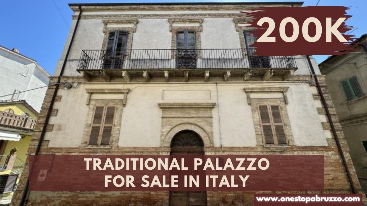 Incredible Palazzo for Sale in Italy’s Historic Heart with Two Terraces and Land! | Virtual Tour