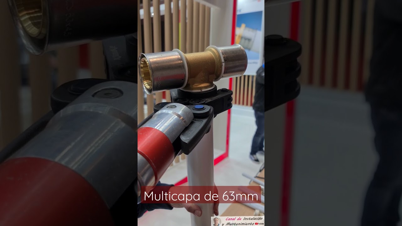 🧑🏻‍🔧💦3 Prensas para Multicapa: manuales y de batería.  #fontanería_básica 