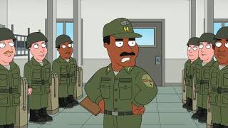 Family Guy S16E14 - Peter goes to the military in Chris' stead and gets killed