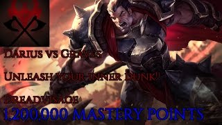 Darius vs Graves [7.5][RANKED]  -- I'VE HAD ENOUGH! -- 1,200,000 MASTERY POINTS -- Dreadvisage --