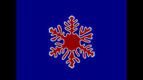 Simulation of ice flower growth with COMSOL phase field PDE    tutorial  comsol相场PDE仿真冰花生长