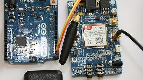 SIM808 Arduino GSM GPS подключение и проверка связи