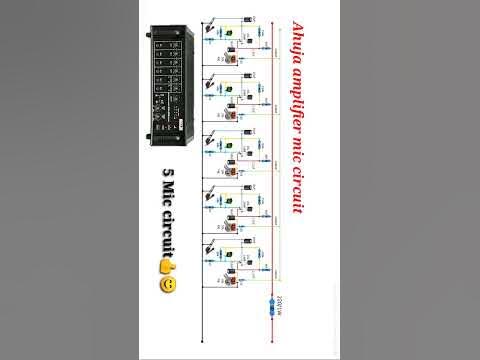 ahuja 5 mic circuit diagram👍tested ok😊#ahujaamplifier #mic - YouTube