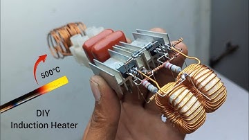 DIY 1KW Induction Heater| Step by step making a Powerful induction Heater using irfz44n Mosfet