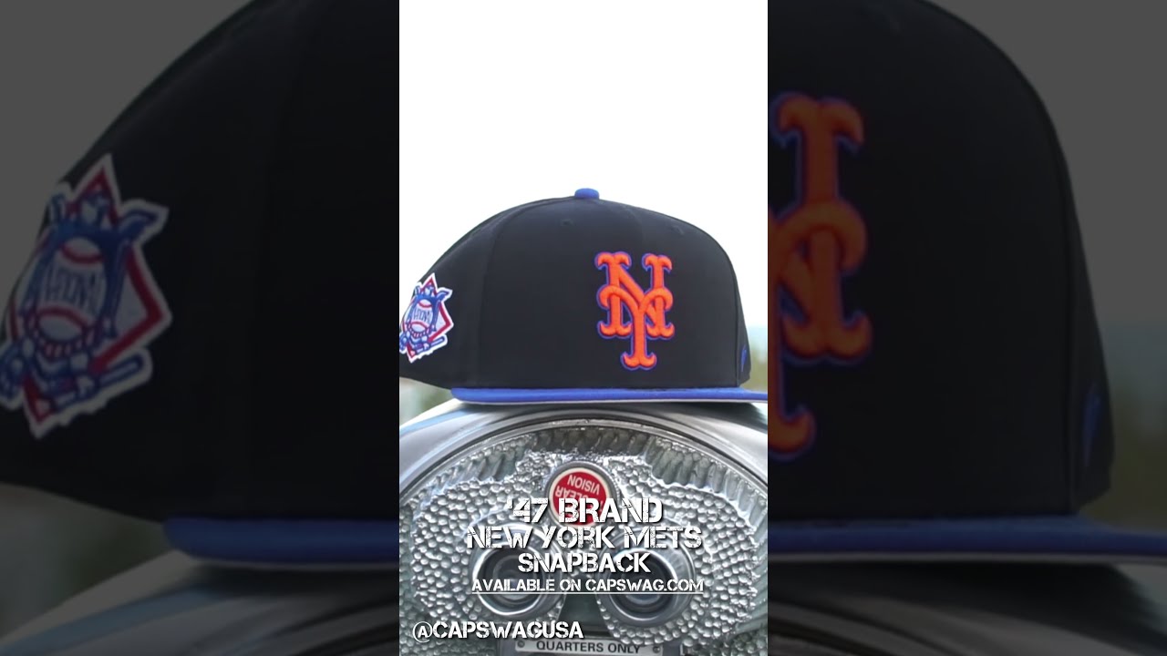 New York Mets Sidepatch Snapback Hat | NY Mets Snap Cap Hat #shorts