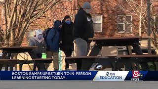 Thousands of Boston students return to class