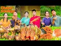 Natural Food Outdoor Cooking | Chinese Mukbang Eating Challenge | Large Cow Bone Lobster Recipes