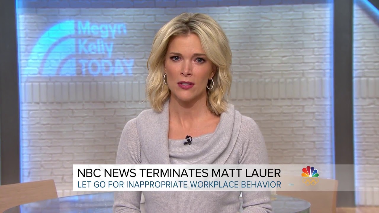 Megyn Kelly On Matt Lauer s Dismissal We Are In A Sea Change In The 