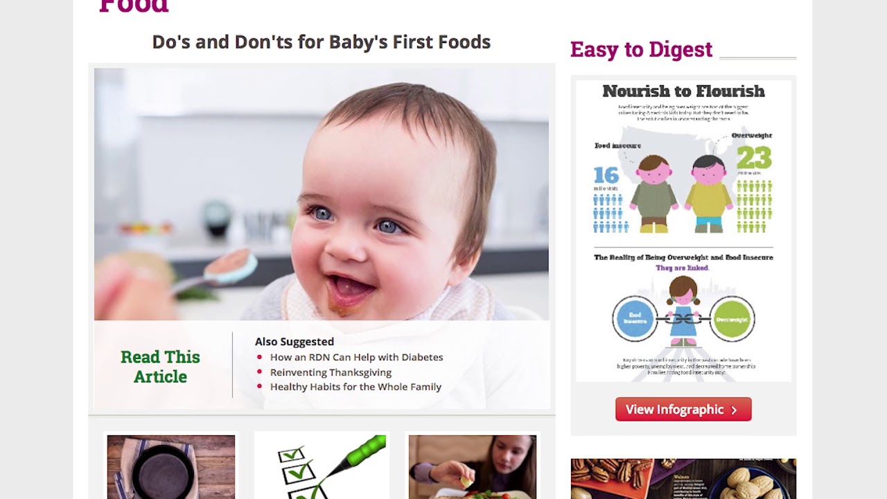 Do's and Don'ts for Baby's First Foods