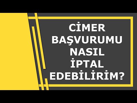 CİMER BAŞVURUMU NASIL İPTAL EDEBİLİRİM? #cimer #cimerbaşvuru #iptal