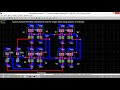 ECD Lab 3_Part3 : D Flip-Flop Layout with Output Waveforms