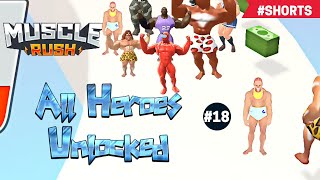 Muscle Rush   Smash Running Game   All Heroes Unlocked Gameplay Walkthrough Part 18 Android & iOS. screenshot 4