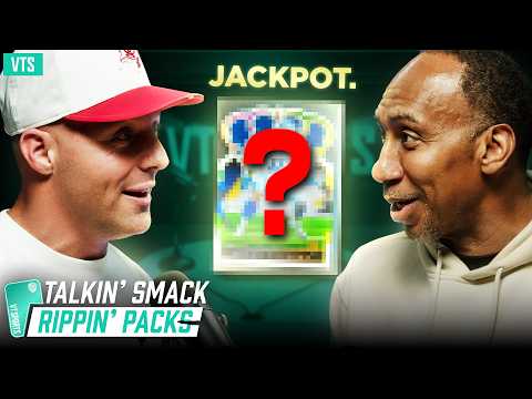 The GREATEST NFL Pack Opening EVER With Stephen A. Smith | Talkin' Smack Rippin' Packs EP.01