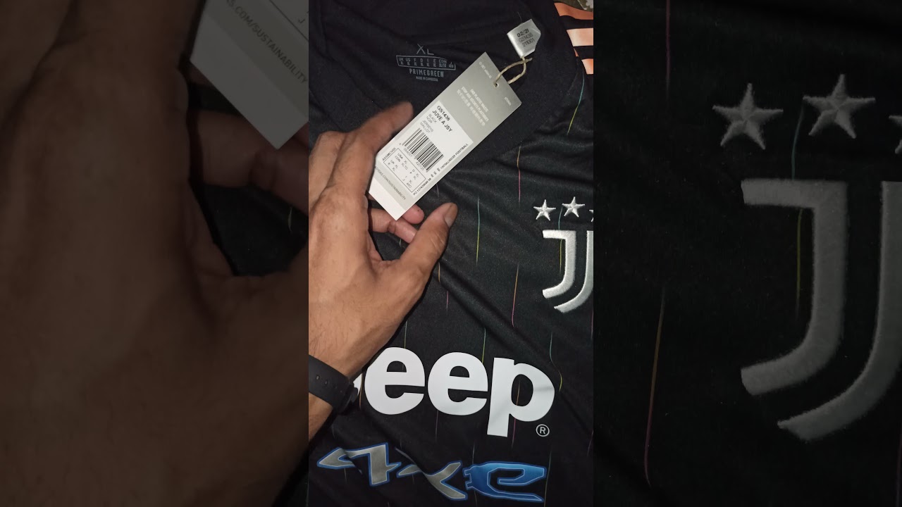 auxiliary Improve Involved Camisa Juventus Away 21/22 s/n° Torcedor Adidas - YouTube