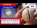 FreeCAD For Beginners #6 Golf Ball Marker project