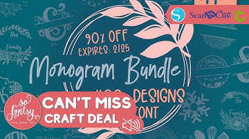 Best of Monogram Designs from So Fontsy!