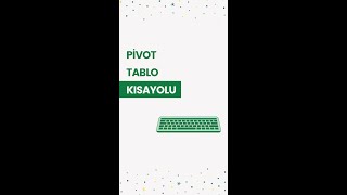 Excelde Pivot Tablo Eklemenin Excel 751