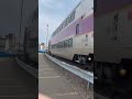 MBTX Hsp46 #2014 departing Stoughton station