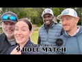 Winter Park 9 Hole Match - Sav & Jammie vs Shawn & Mu | On Course Golf Vlog