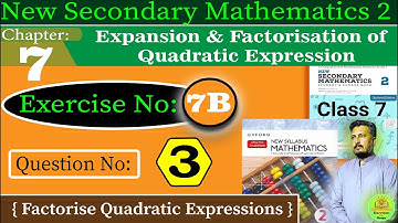 Exercise 7B Question No 3 II APS #maths  7Th Class II New Secondary Mathematic 2