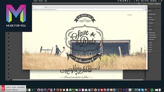 Creating a Wedding Website | Desktop, Tablet, Mobile | Adobe Muse CC | Muse For You