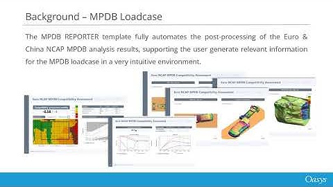 Automation and process integration - MPDB REPORTER Template