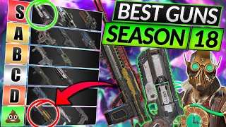 NEW SEASON 18 WEAPONS TIER LIST - BEST and WORST GUNS RIGHT NOW - Apex Legends Guide (S18)