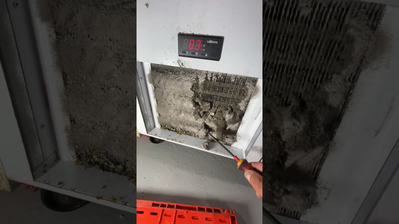HOW TO CLEAN A CONDENSER COIL! 