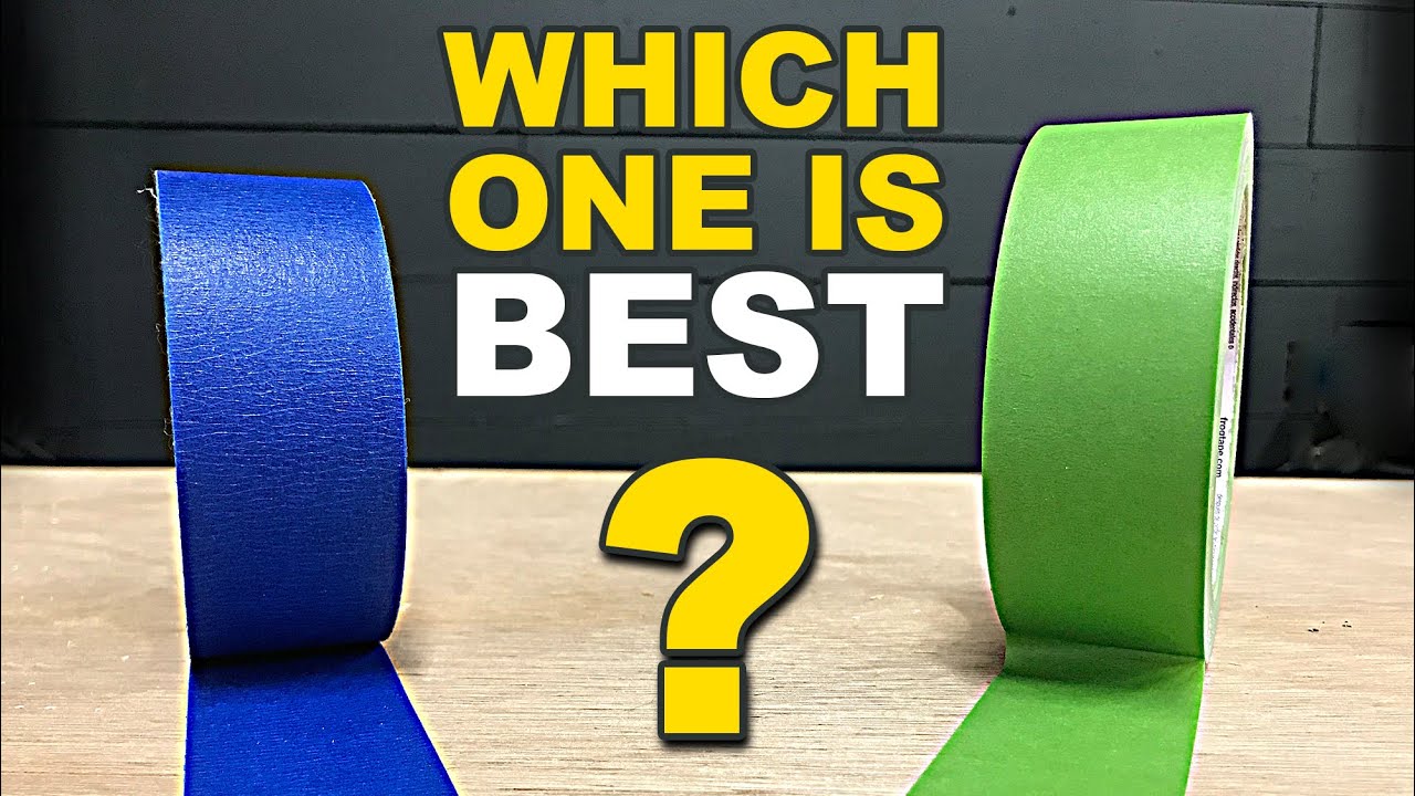 What's the Best Painter's Tape? Blue Duck Tape versus Green Frog Tape  🦆vs.🐸 