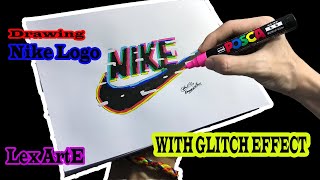 glitch nike logo