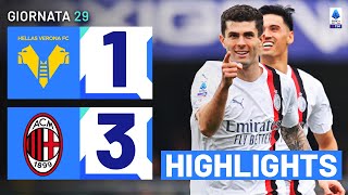 VERONA-MILAN 1-3 | HIGHLIGHTS | 29ª GIORNATA | SERIE A TIM 2023/24 image