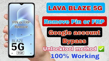 Lava Blaze 5G phone lock Remove or FRP Bypass| Google Account remove 2024