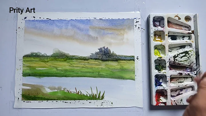 Watercolor Painting Tutorial I FOR Beginners  STEP BY STEP I PRITY ART