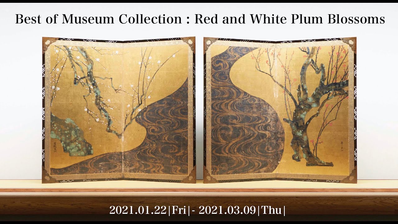 Best of Museum Collection: Red and White Plum Blossoms - YouTube