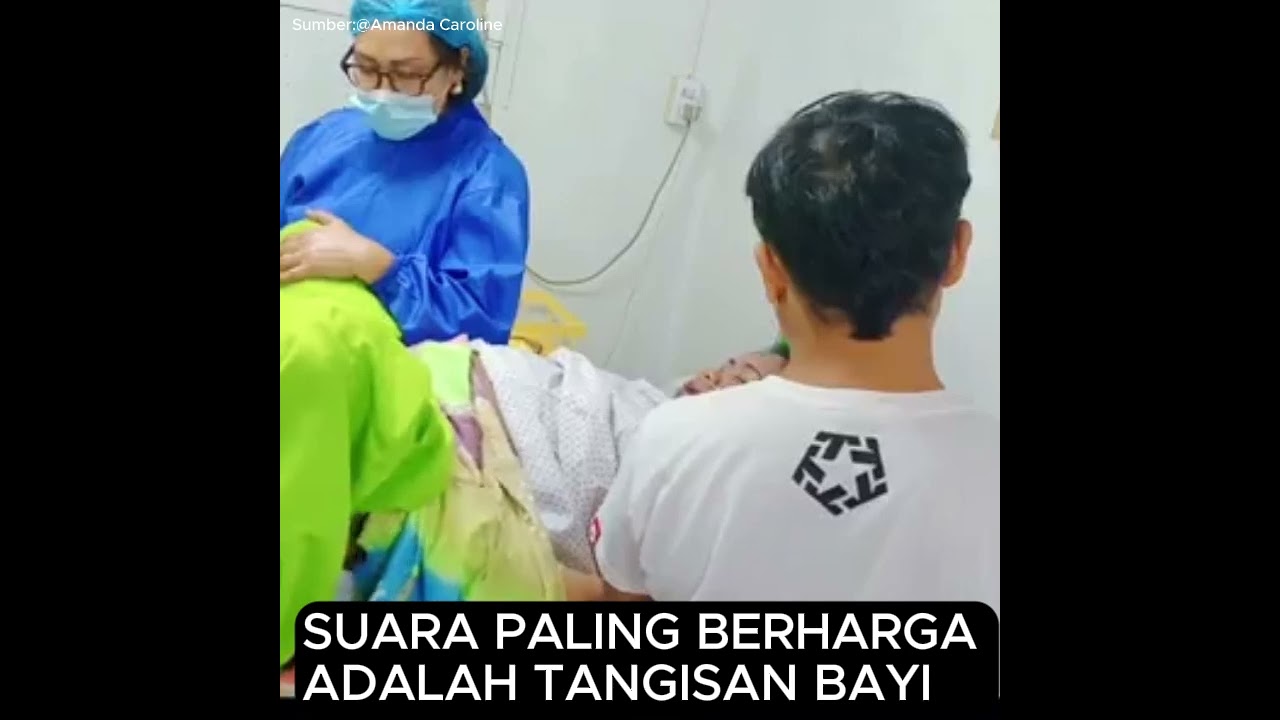 SAKSIKAN KEAJAIBAN...DETIK - DETIK REAKSI IBU SAAT MENYAKSIKAN BAYINYA LAHIR..SUARA PALING BERHARGA