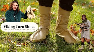 Making Easy Viking Turn Shoes - Oseberg Boots