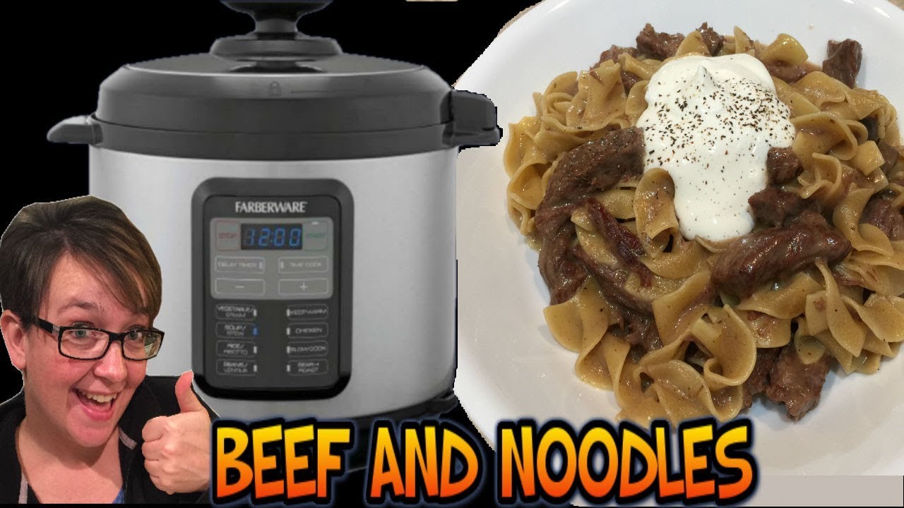 Making Food Monday Pressure Cooker Beef and Noodles Instant Pot Teacher