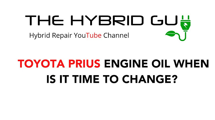 How often does a prius need an oil change