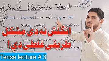Present Continuous Tense in Simple Pashto | Learn to Make Any Sentence