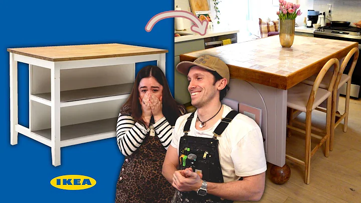 DIY IKEA Kitchen Island Flip for @alexandragater