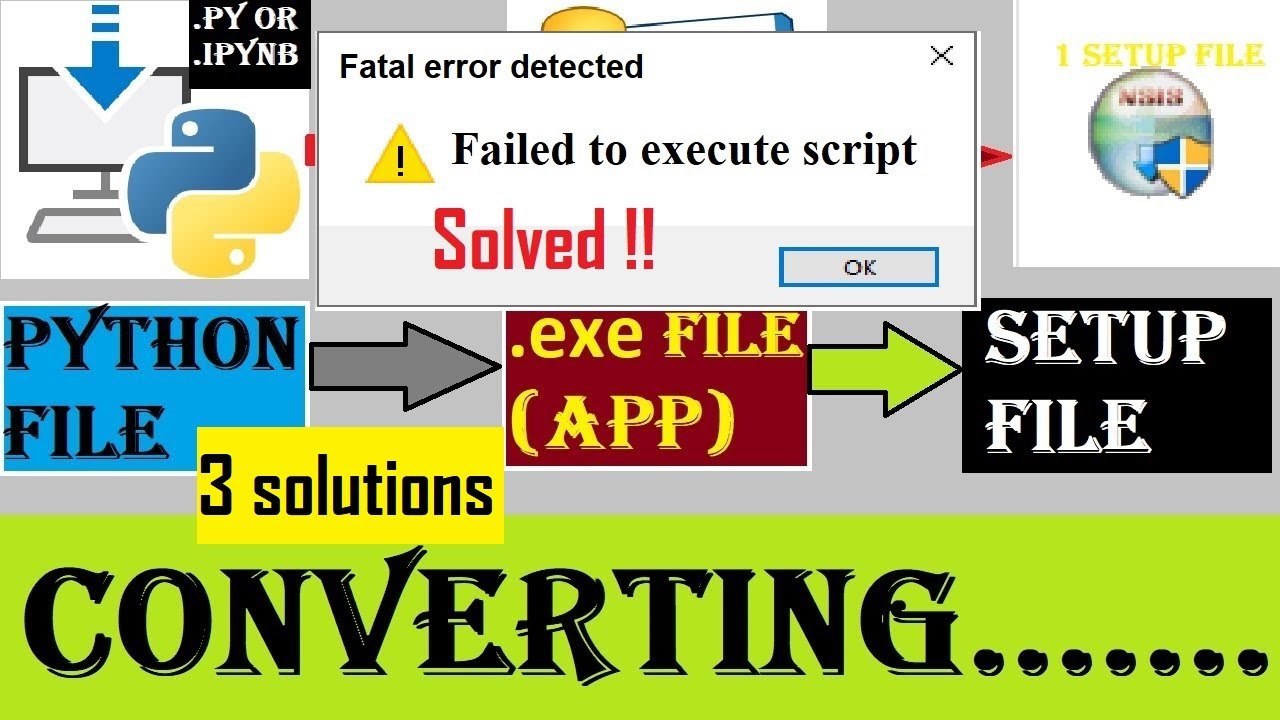 Auto Py To Exe Failed To Execute Script