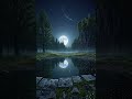 Enchanted Forest Moon Lake 🌙 | 4K Ultra-Realistic Fantasy Ambience | No Music Loop