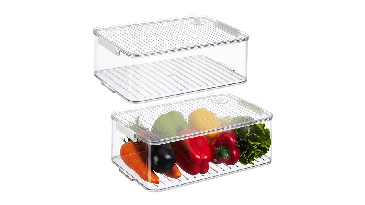 2 Cestelli Porta Frigorifero Frigidaire – Organizer Per Soda E Alimenti – Facili Da Installare